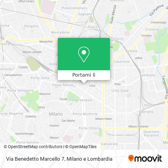 Mappa Via Benedetto Marcello 7