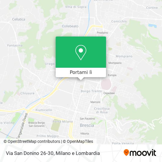 Mappa Via San Donino 26-30