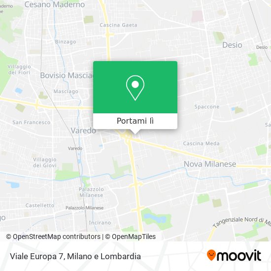 Mappa Viale Europa 7