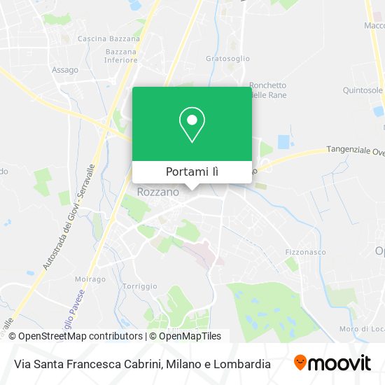 Mappa Via Santa Francesca Cabrini