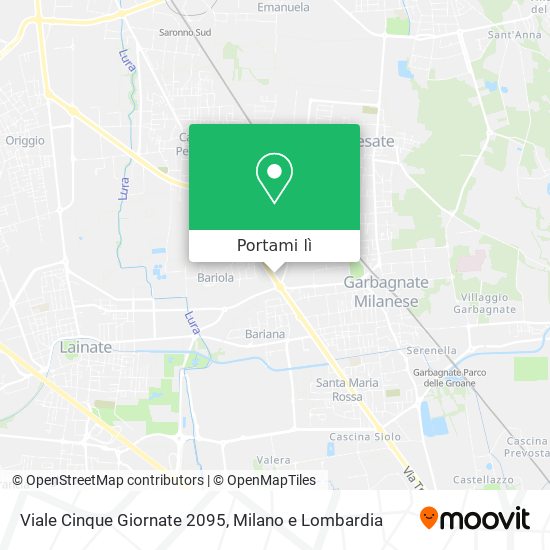 Mappa Viale Cinque Giornate 2095