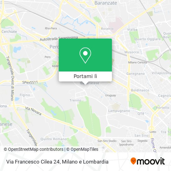 Mappa Via Francesco Cilea 24