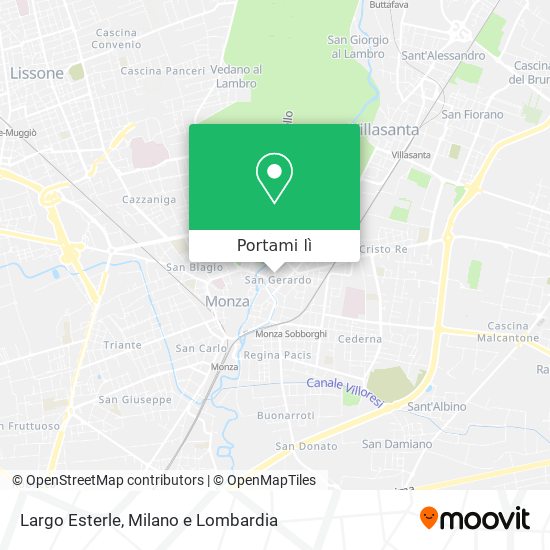 Mappa Largo Esterle
