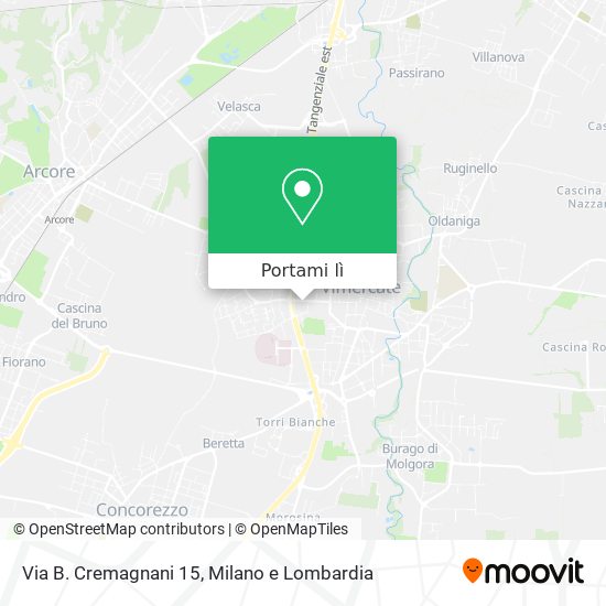 Mappa Via B. Cremagnani 15
