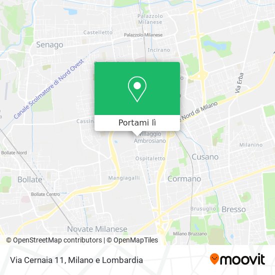 Mappa Via Cernaia 11