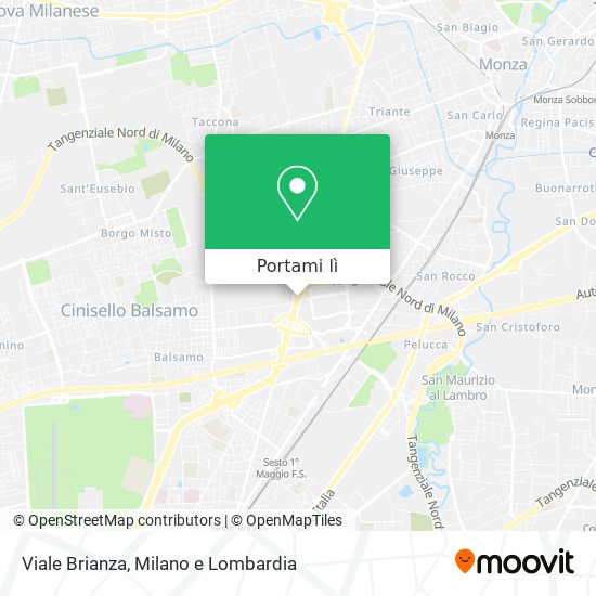 Mappa Viale Brianza