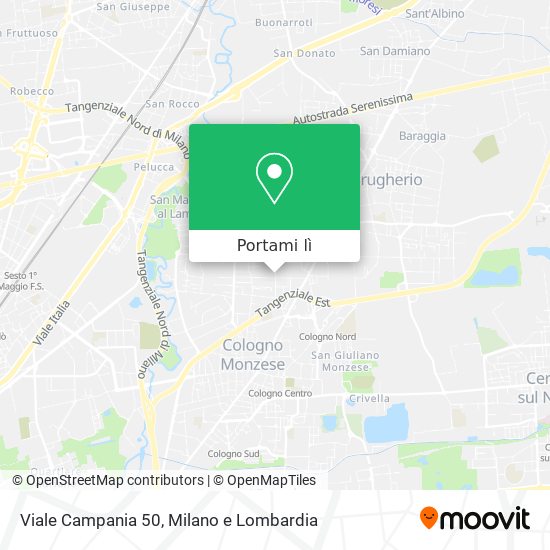Mappa Viale Campania 50