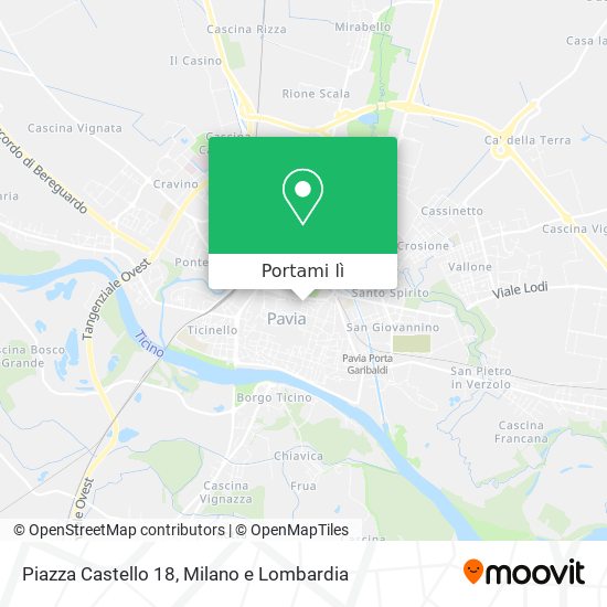 Mappa Piazza Castello 18