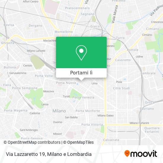 Mappa Via Lazzaretto 19