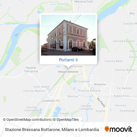 Mappa Stazione Bressana Bottarone