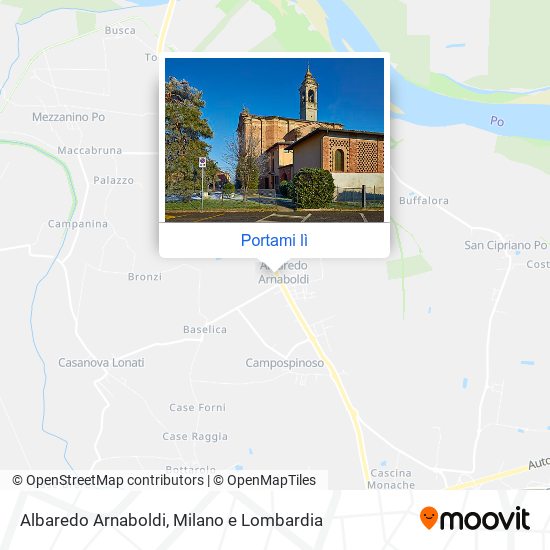 Mappa Albaredo Arnaboldi