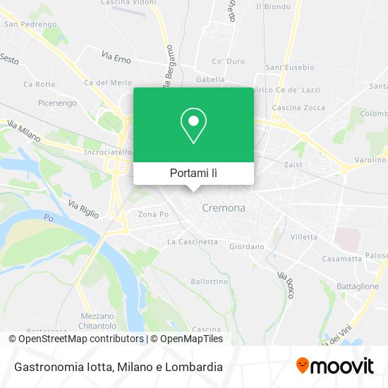Mappa Gastronomia Iotta
