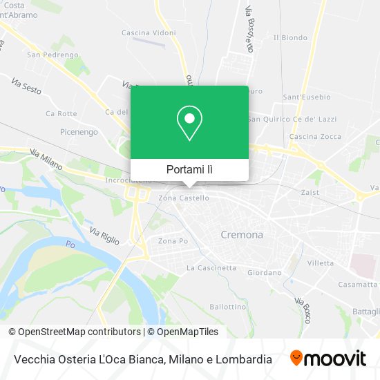 Mappa Vecchia Osteria L'Oca Bianca