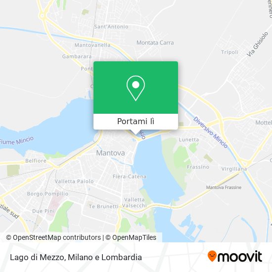 Mappa Lago di Mezzo