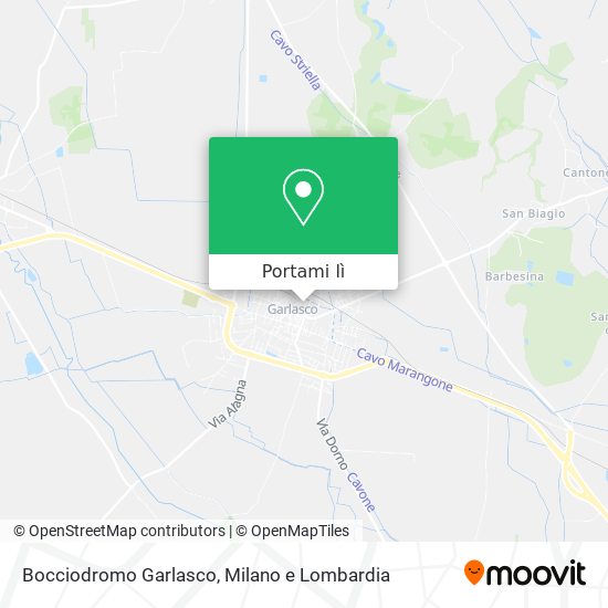 Mappa Bocciodromo Garlasco
