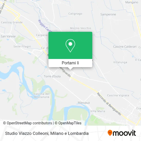 Mappa Studio Viazzo Colleoni