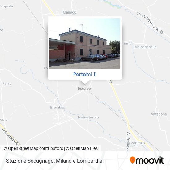 Mappa Stazione Secugnago