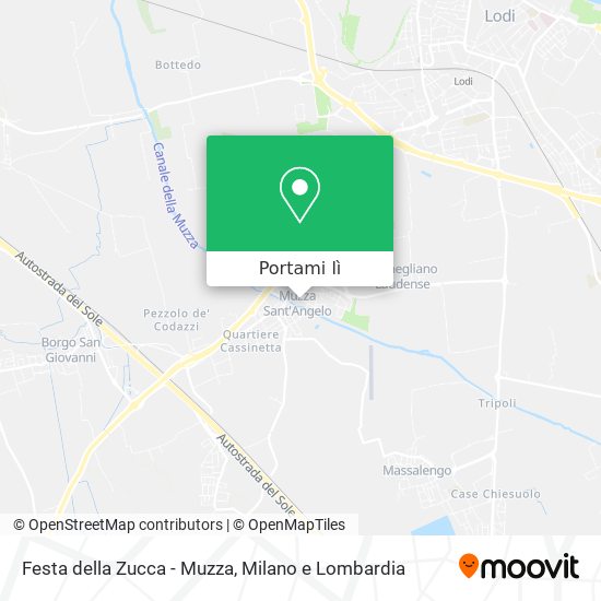 Mappa Festa della Zucca - Muzza