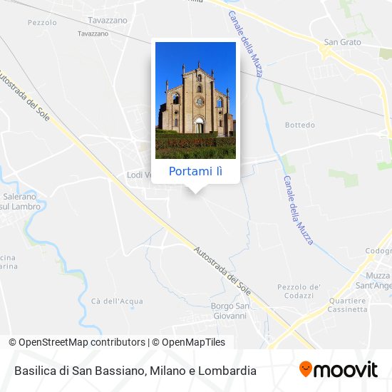 Mappa Basilica di San Bassiano