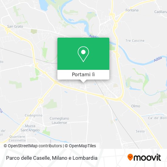 Mappa Parco delle Caselle