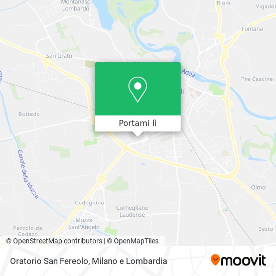 Mappa Oratorio San Fereolo