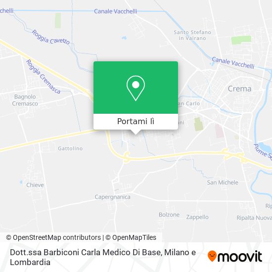 Mappa Dott.ssa Barbiconi Carla Medico Di Base