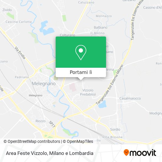 Mappa Area Feste Vizzolo