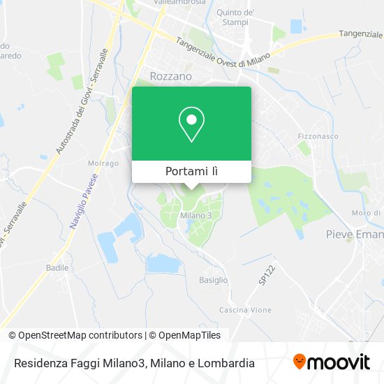 Mappa Residenza Faggi Milano3