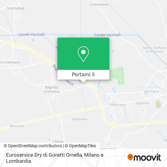 Mappa Euroservice Dry di Goretti Ornella