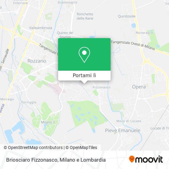 Mappa Briosciaro Fizzonasco