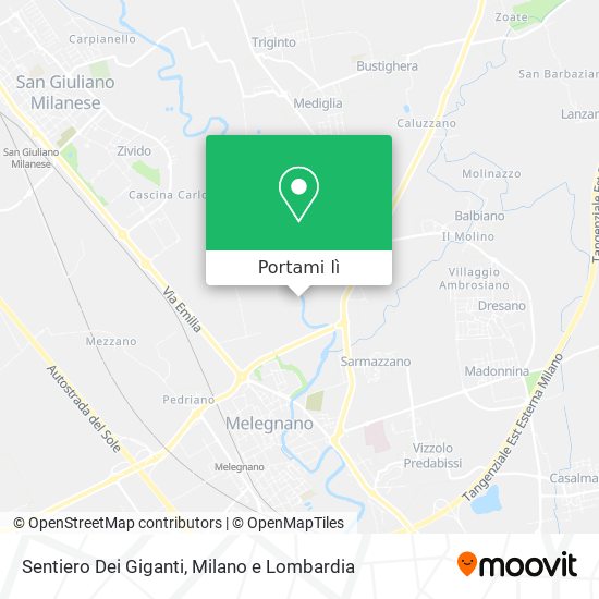 Mappa Sentiero Dei Giganti