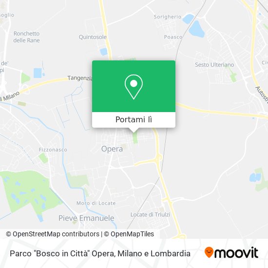 Mappa Parco "Bosco in Città" Opera