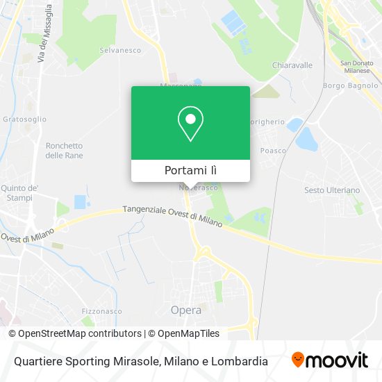 Mappa Quartiere Sporting Mirasole