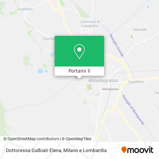 Mappa Dottoressa Galbiati Elena