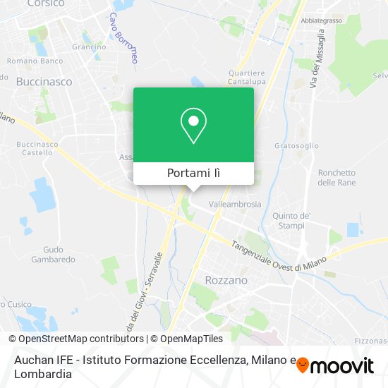 Mappa Auchan IFE - Istituto Formazione Eccellenza