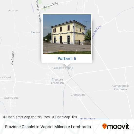 Mappa Stazione Casaletto Vaprio