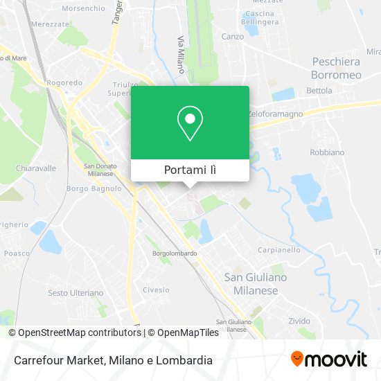 Mappa Carrefour Market