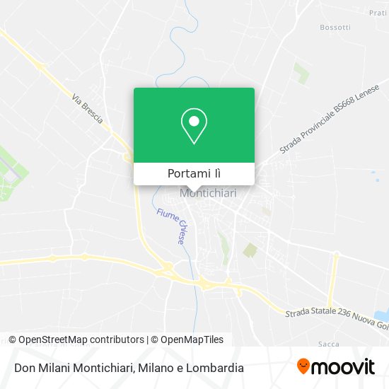 Mappa Don Milani Montichiari