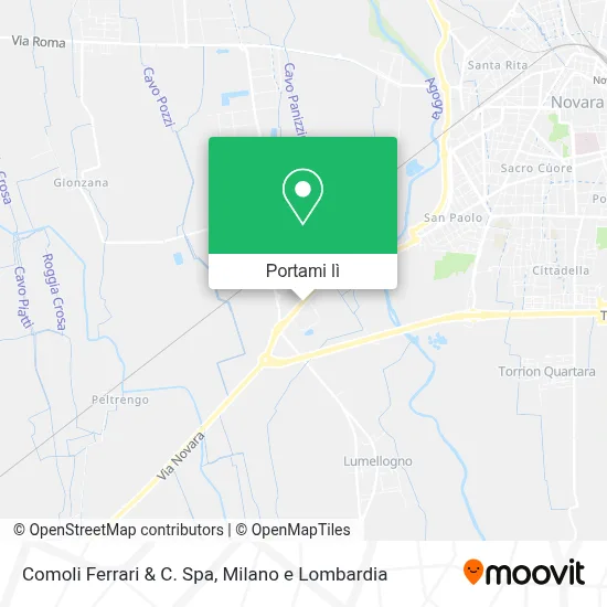Mappa Comoli Ferrari & C. Spa