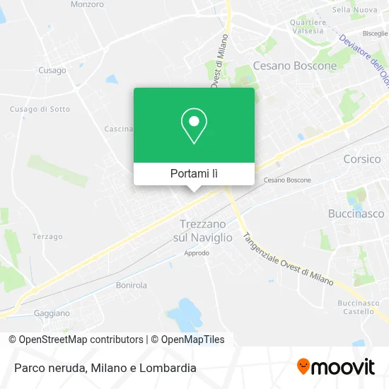 Mappa Parco neruda