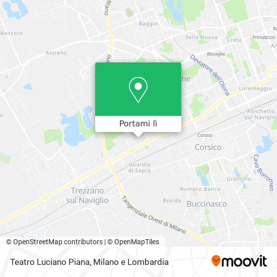 Mappa Teatro Luciano Piana