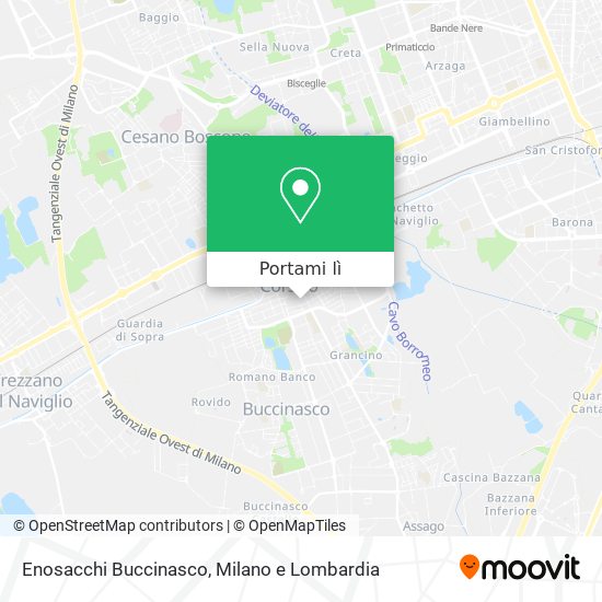 Mappa Enosacchi Buccinasco