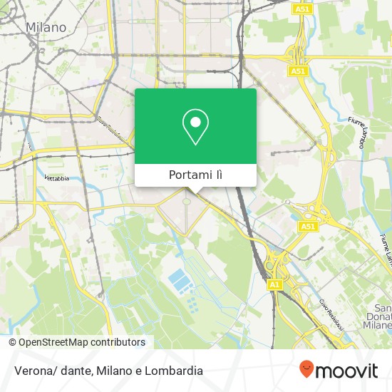 Mappa Verona/ dante
