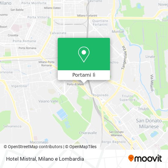 Mappa Hotel Mistral