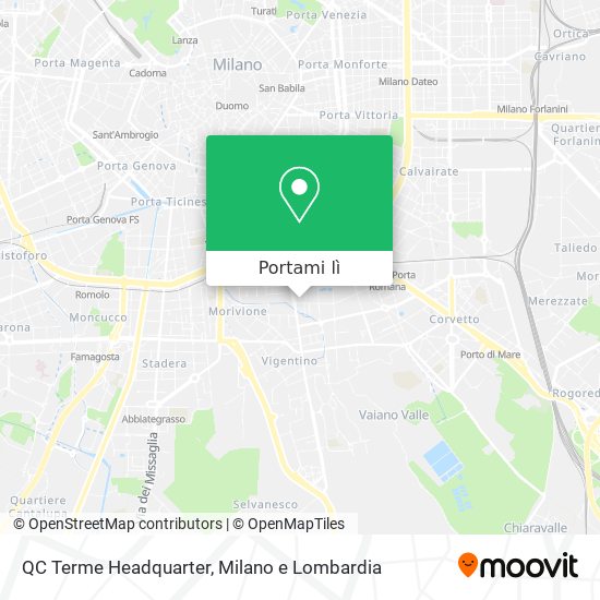 Mappa QC Terme Headquarter