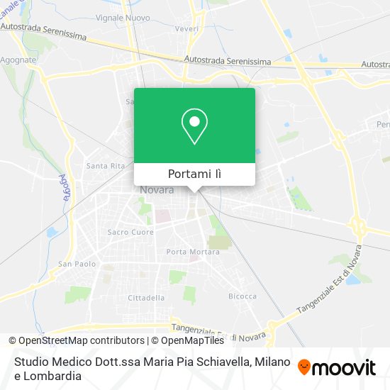 Mappa Studio Medico Dott.ssa Maria Pia Schiavella