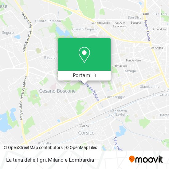 Mappa La tana delle tigri