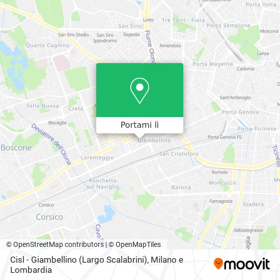 Mappa Cisl - Giambellino (Largo Scalabrini)