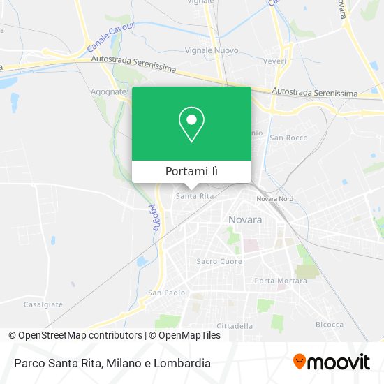 Mappa Parco Santa Rita
