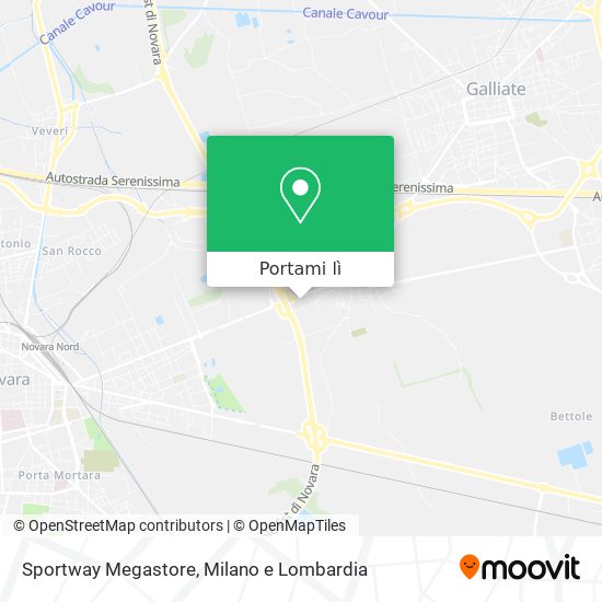 Mappa Sportway Megastore